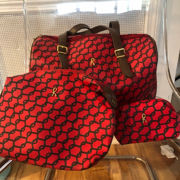 Very rare roberta di camerino bowling bag & pouch - Picture 2 of 9